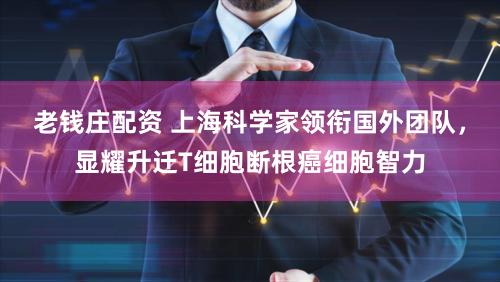 老钱庄配资 上海科学家领衔国外团队，显耀升迁T细胞断根癌细胞智力