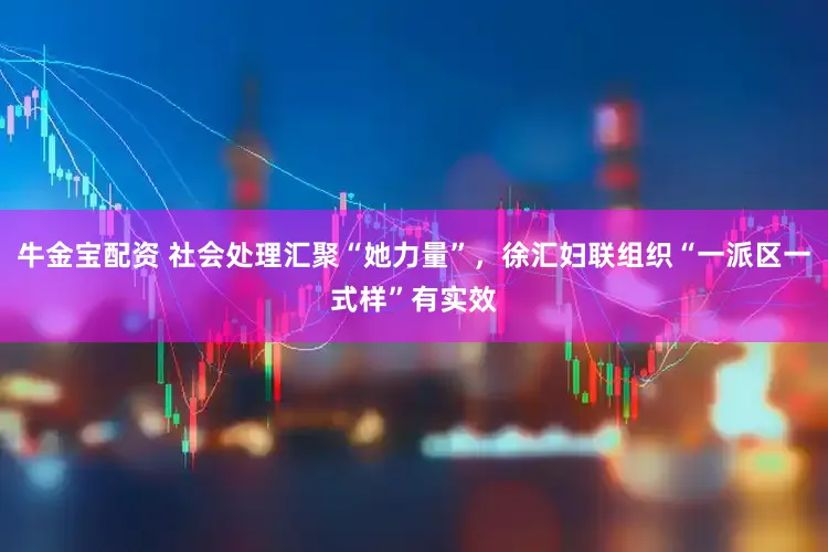 牛金宝配资 社会处理汇聚“她力量”，徐汇妇联组织“一派区一式样”有实效