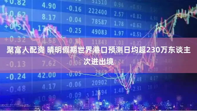 聚富人配资 晴明假期世界港口预测日均超230万东谈主次进出境