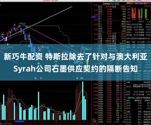新巧牛配资 特斯拉除去了针对与澳大利亚Syrah公司石墨供应契约的隔断告知